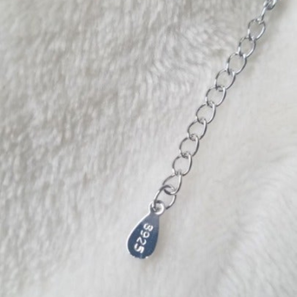 Diamond Solitaire Infinity Necklace - Picture 5 of 5